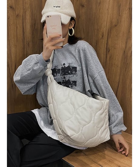 quilted shoulder bag /3color　FL2331