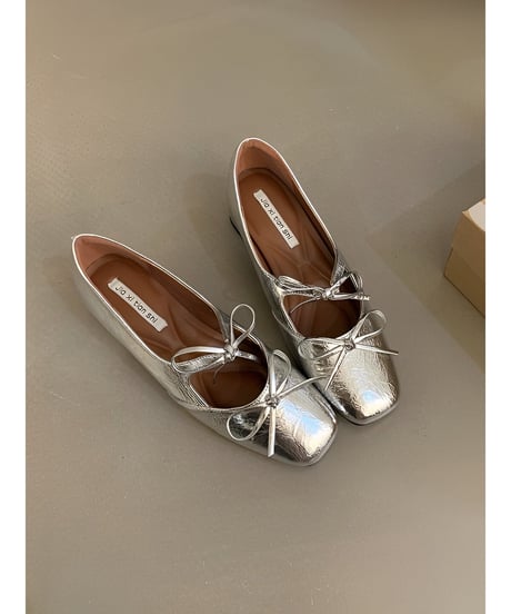 ribbon strap pumps /2color　FL2302