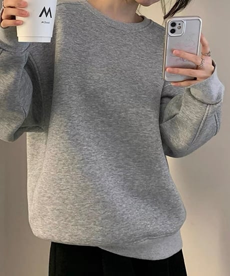 round neck sweatshirt pullover　FL2544