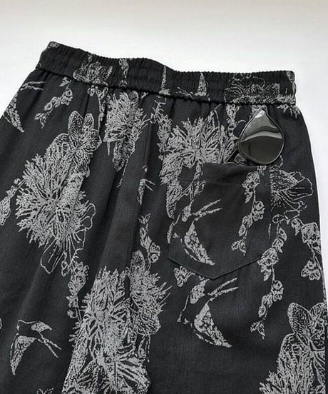 botanical printed wide pants /2color　FL3653