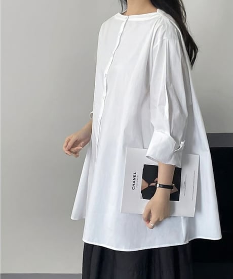 collarless overshirt　FL2088
