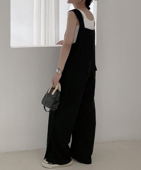 black salopette　FL2399
