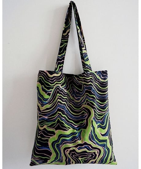 abstract print tote bag　FL2265