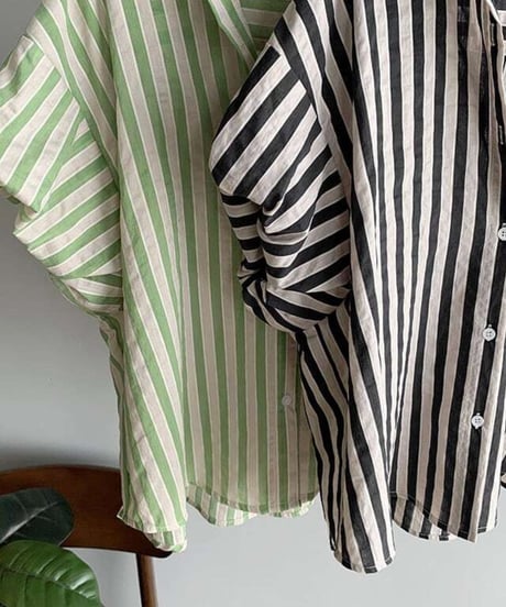 feminine border blouse　FL2139