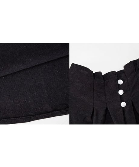 tuck collar tops & a-line skirt setup　FL2439