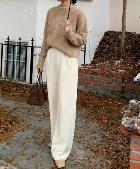 french retro knit w/ｍuffler　FL2919