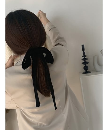 velvet ribbon scrunchie　FL2372