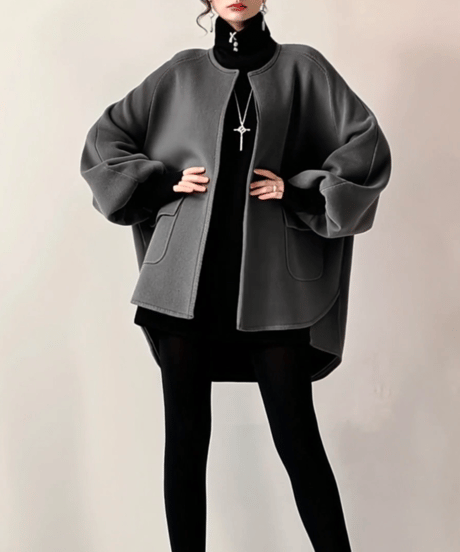 elegant oversized jacket　FL3476