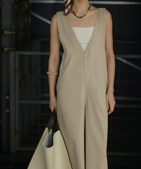 relaxed sdenim overalls /2color　FL3432