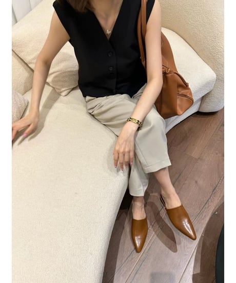 pointed toe flat shoes /3color　FL2317