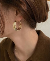 circle hoop earrings　FL2354