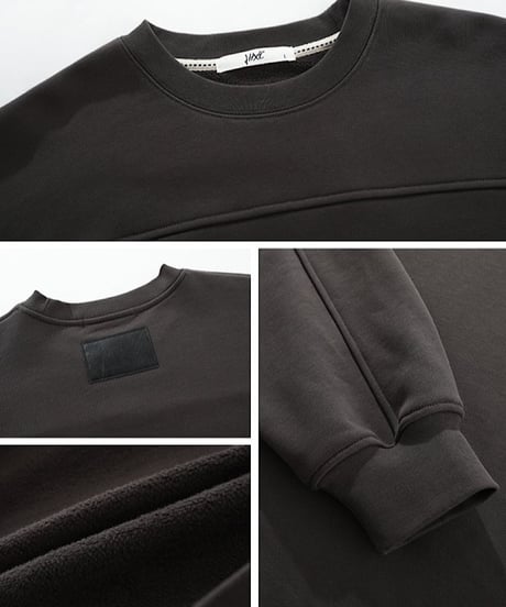 back tag fleece sweatshirt　FL2545