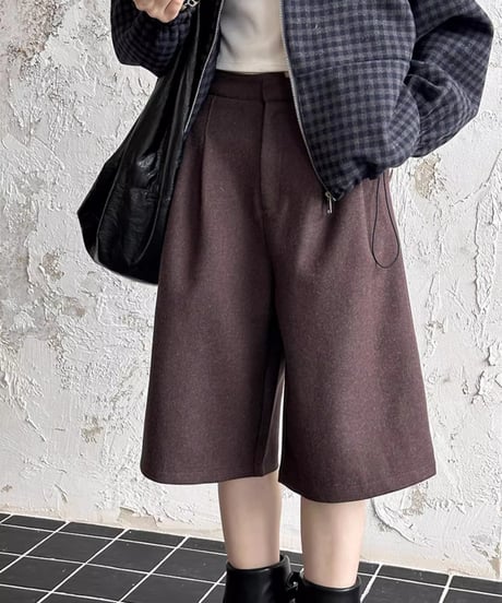 wool half pants /２color　FL2817