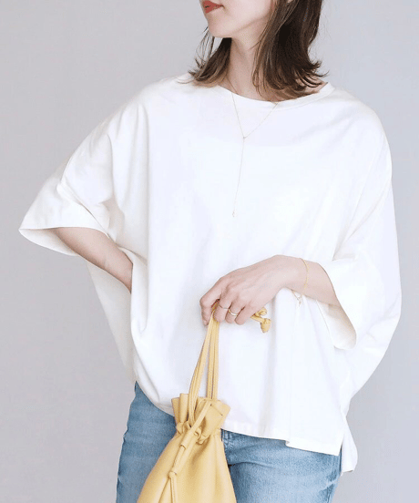 loose dolman sleeve t-shirt /5color　FL3642
