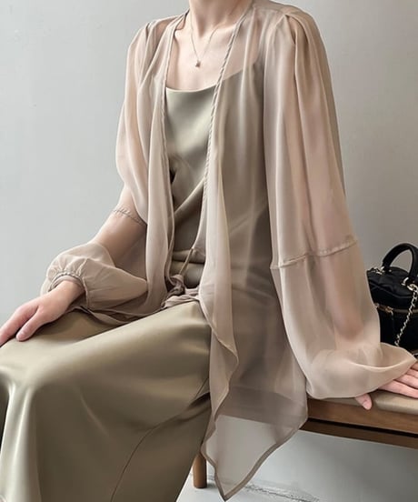 shear drape cardigan　FL2527