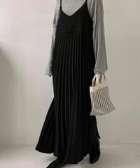 pleated camisole dress　FL2097