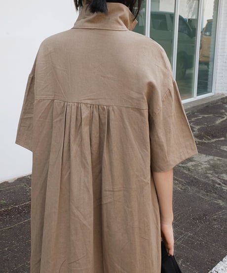 cotton linen dress　FL2132