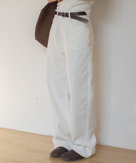 semi-wide straight pants/3color　FL3307