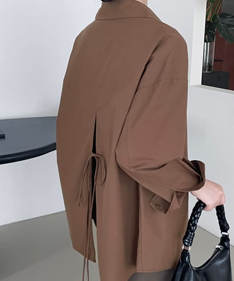 back slit shirt /2color　FL2758