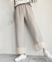 switching simple casual ankle pants /2color　FL3142