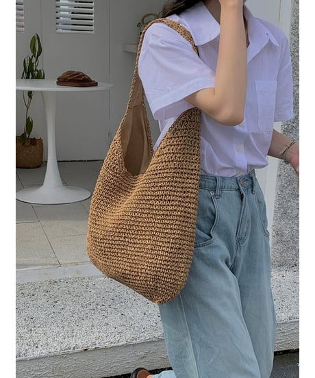 french straw bag　FL2337