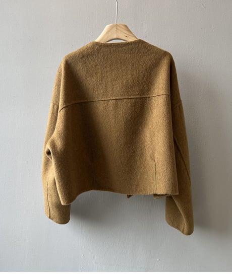 collarless short coat /4color　FL3007