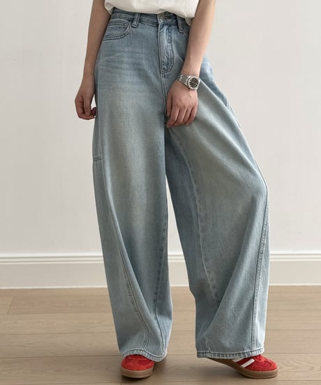 wide leg denim　FL3345