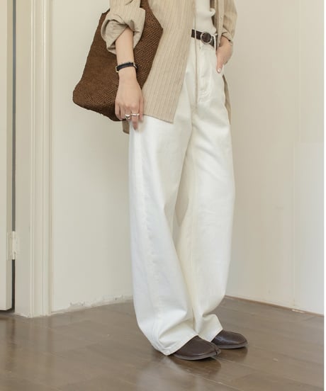 semi-wide straight pants/3color　FL3307