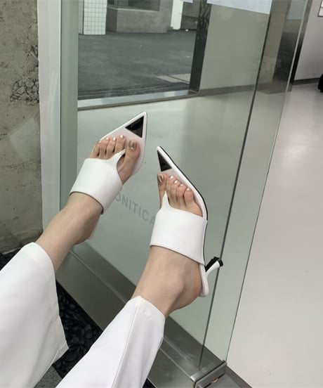 pointed toe heel sandals /3color　FL2316