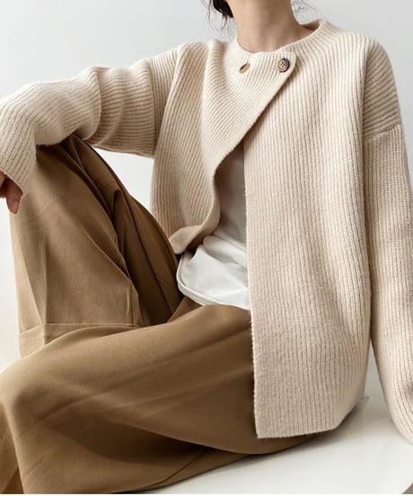 long sleeve cardigan sweater /3color　FL2995