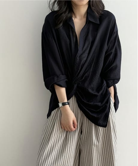 twisted refreshing design shirt blouse FL3427