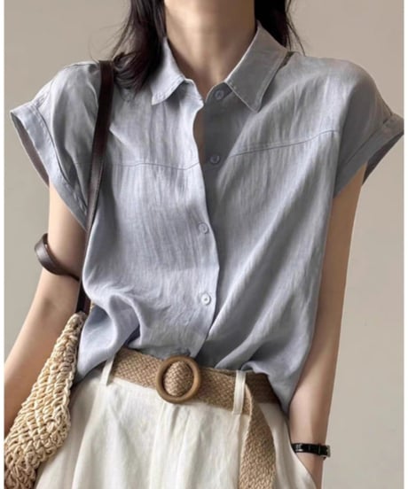 french sleeve shirt /4color　FL3626