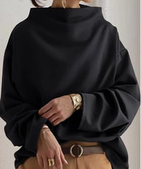 half neck easy pullover /3color　FL3141