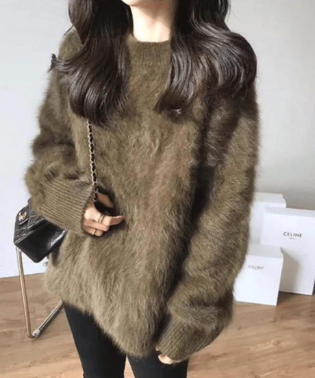 shaggy knit /4color　FL3107