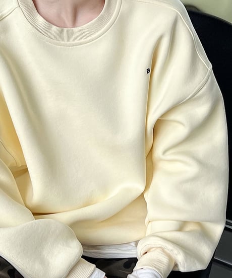 round neck "B" pullover　FL2538