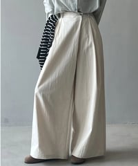 tuck wide pants /3color　FL2746