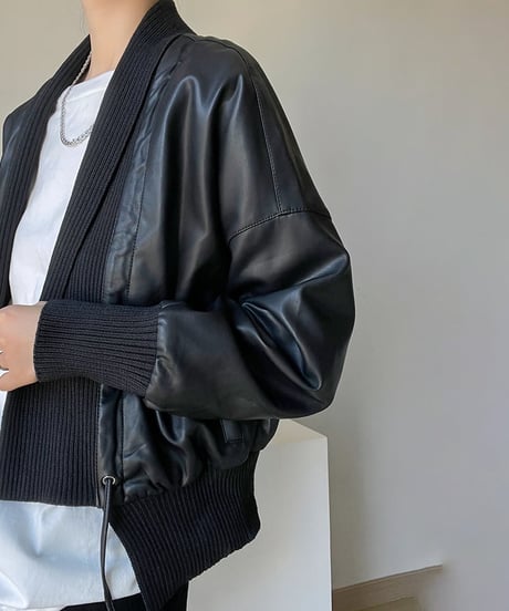 eco leather jacket　FL2510