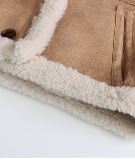 suede reversible short jacket /2color　FL3020