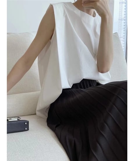 back button design sleeveless /3color　FL2037