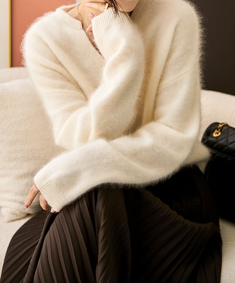 warm pullover sweater /2color　FL3111