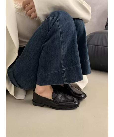 square toe loafers /3color　FL3378