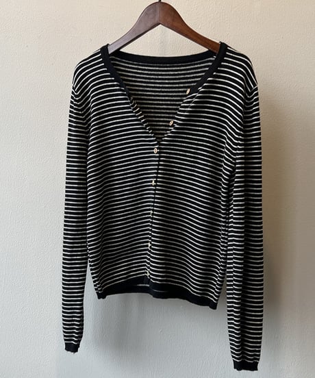 crew neck knit cardigan /5color　FL2819