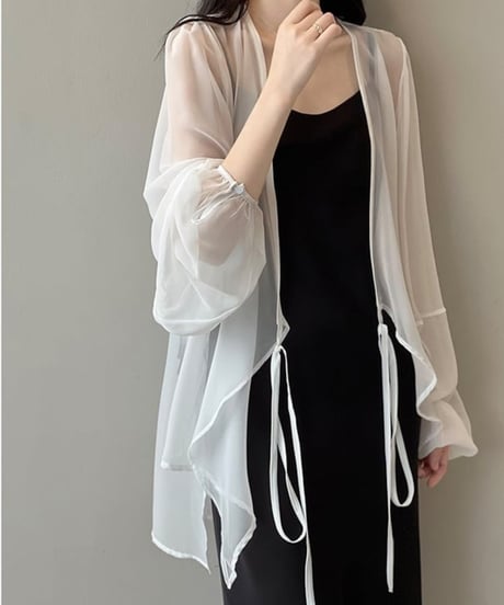 shear drape cardigan　FL2527