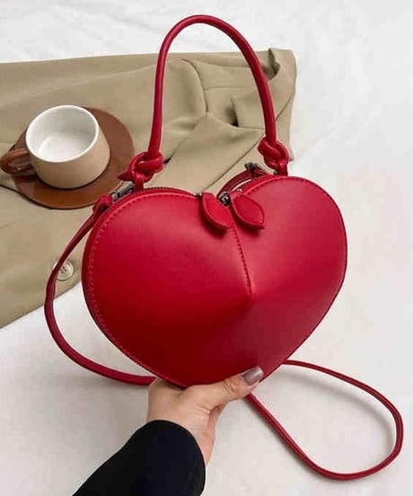 heart shape 2way handbag /6color　FL2884
