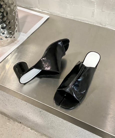 chunky heels tabi sandals /3color　FL2020