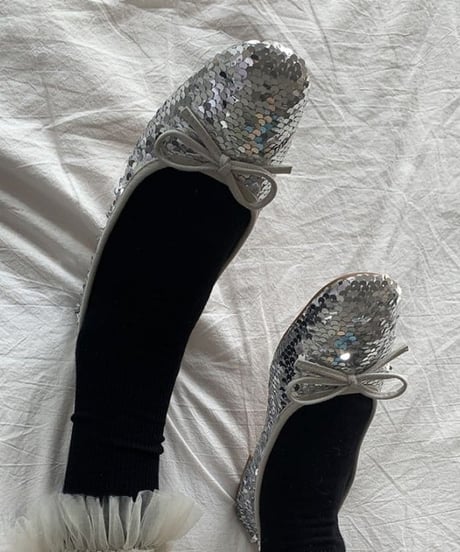 metallic flat shoes　FL2266