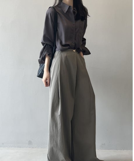 basic loose shirt /4color　FL2735