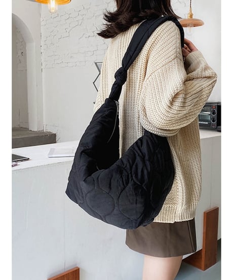 quilted shoulder bag /3color　FL2331