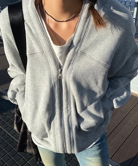 v-neck sweat cardigan　FL2521