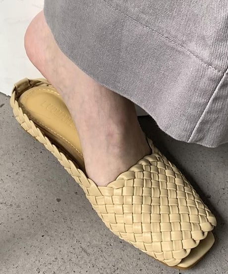 waving design flat sandals　FL2258